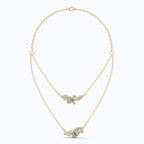 Baguette Cubic Zirconia Choker Necklace, 18K Gold Plated Stainless Steel, Waterproof Rectangle CZ Sparkling Necklace for Women Daily Jewelry - UMI