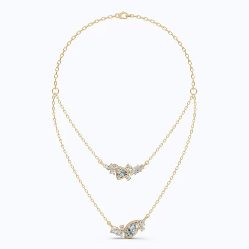 Baguette Cubic Zirconia Choker Necklace, 18K Gold Plated Stainless Steel, Waterproof Rectangle CZ Sparkling Necklace for Women Daily Jewelry