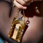 Vintage Tarot Openable Necklace – Butterfly Rebirth Crystal Pendant, Heavy Gold Plated | Green Butterfly, Blue Butterfly, Gate of Self-Love, Gate of Fortune & Gate of Rebirth - UMI
