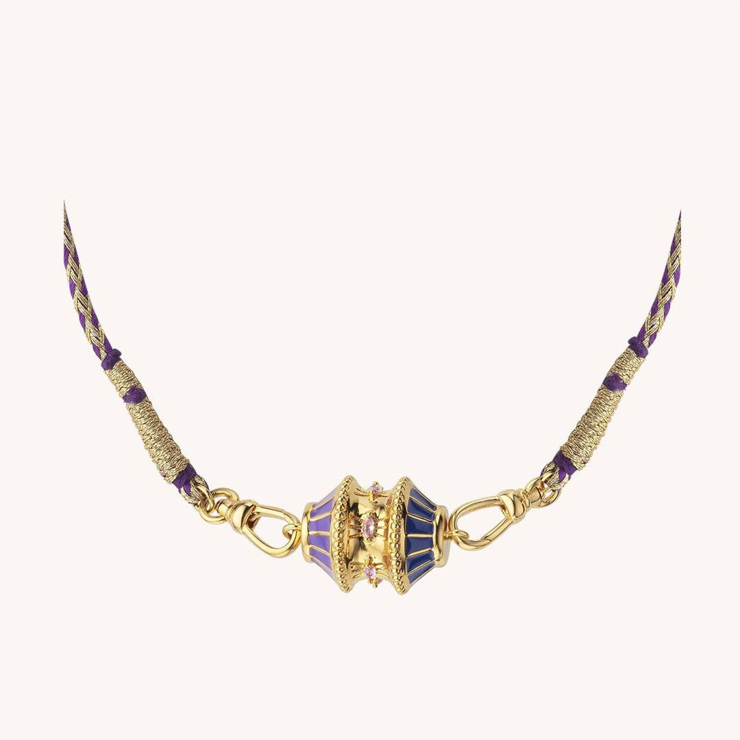 Dopamine Twist Irregular Necklace & Bracelet – Valentine’s Gift, Vacuum 18K Gold Plated | Black, Pink & Green, Purple, Pink, Multicolour, Pink Necklace, Orange Necklace