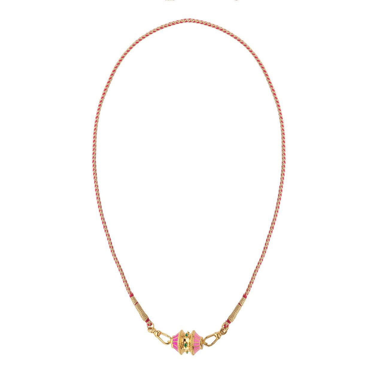 Dopamine Twist Irregular Necklace & Bracelet – Valentine’s Gift, Vacuum 18K Gold Plated | Black, Pink & Green, Purple, Pink, Multicolour, Pink Necklace, Orange Necklace