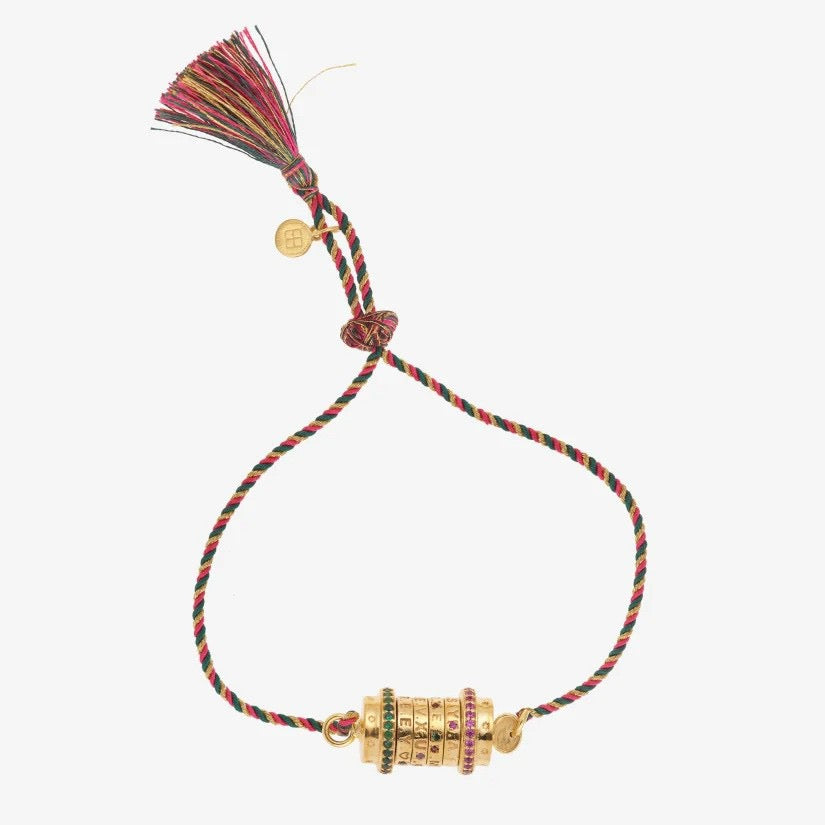Tarot Star Pendant Bracelet & Colourful Choker Necklace – Artistic, Gold Plated Tarnish-Resistant | Blue, Red, Pink & Green, Multicolour, White, Pink, Purple, Black Bracelet