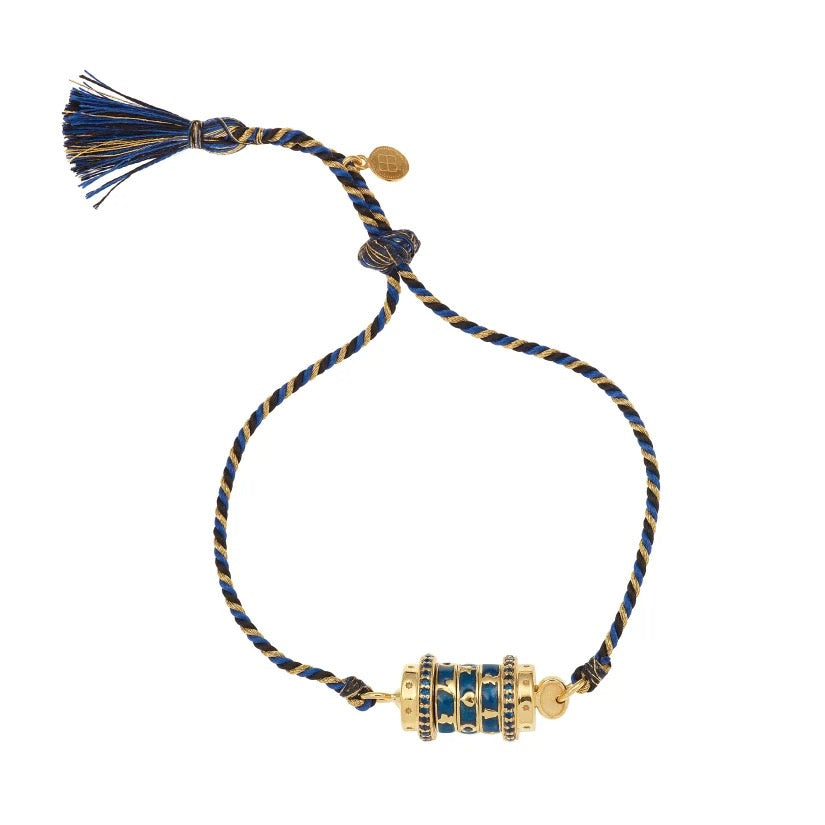 Tarot Star Pendant Bracelet & Colourful Choker Necklace – Artistic, Gold Plated Tarnish-Resistant | Blue, Red, Pink & Green, Multicolour, White, Pink, Purple, Black Bracelet