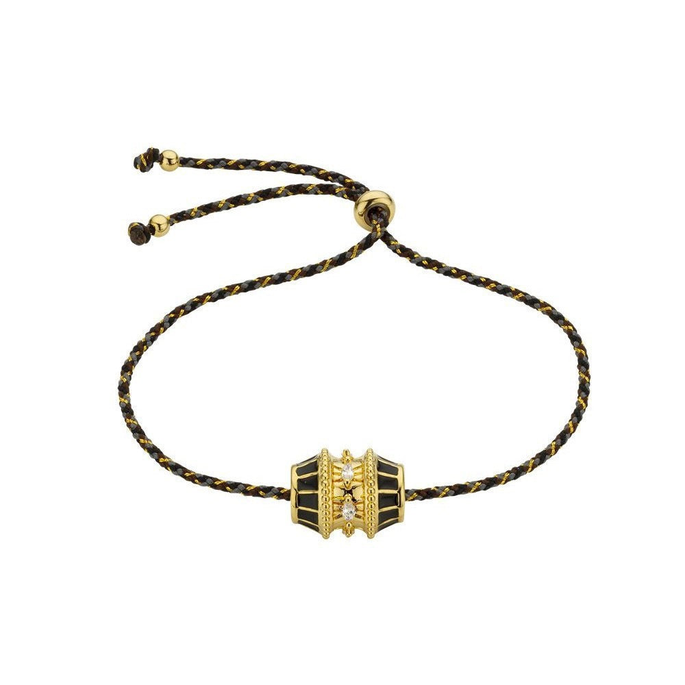 Tarot Star Pendant Bracelet & Colourful Choker Necklace – Artistic, Gold Plated Tarnish-Resistant | Blue, Red, Pink & Green, Multicolour, White, Pink, Purple, Black Bracelet