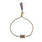 Tarot Star Pendant Bracelet & Colourful Choker Necklace – Artistic, Gold Plated Tarnish-Resistant | Blue, Red, Pink & Green, Multicolour, White, Pink, Purple, Black Bracelet - UMI