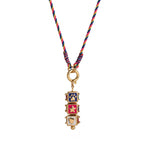 Tarot LOVE Colourful Necklace – Niche Star & Evil Eye Pendant, Gold Plated Tarnish-Resistant | Lucky Bead Necklace - UMI