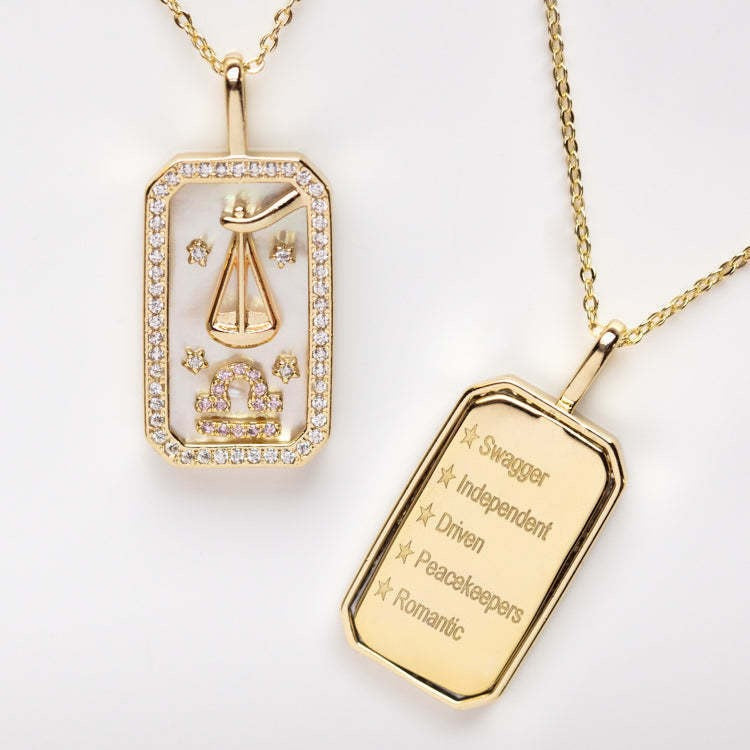 12 Zodiac Shell Coin Necklace,18K Gold Plated Tarnish‑Resistant Titanium Steel