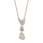 Trending Drop Diamond Pendant Collarbone Necklace, Versatile Holiday Gift - UMI