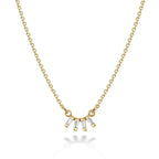 European Luxury Versatile Multi-Style White Diamond Necklace | Half Moon, Square Clasp, Marquise & Fan Shape - UMI