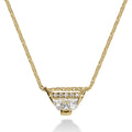 European Luxury Versatile Multi-Style White Diamond Necklace | Half Moon, Square Clasp, Marquise & Fan Shape