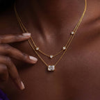 Luxury Layered Necklace | Heart, Princess Cut, Star, Moon & Marquise Diamond – Stackable Everyday Wear - UMI