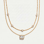 Luxury Layered Necklace | Heart, Princess Cut, Star, Moon & Marquise Diamond – Stackable Everyday Wear - UMI