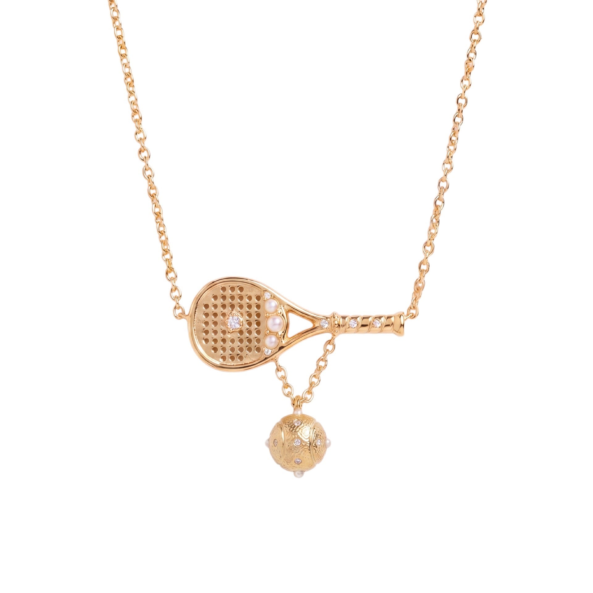 Sports Theme Necklace | Badminton, Baseball, Ping Pong, Tennis & Cupid Arrow Fun Design