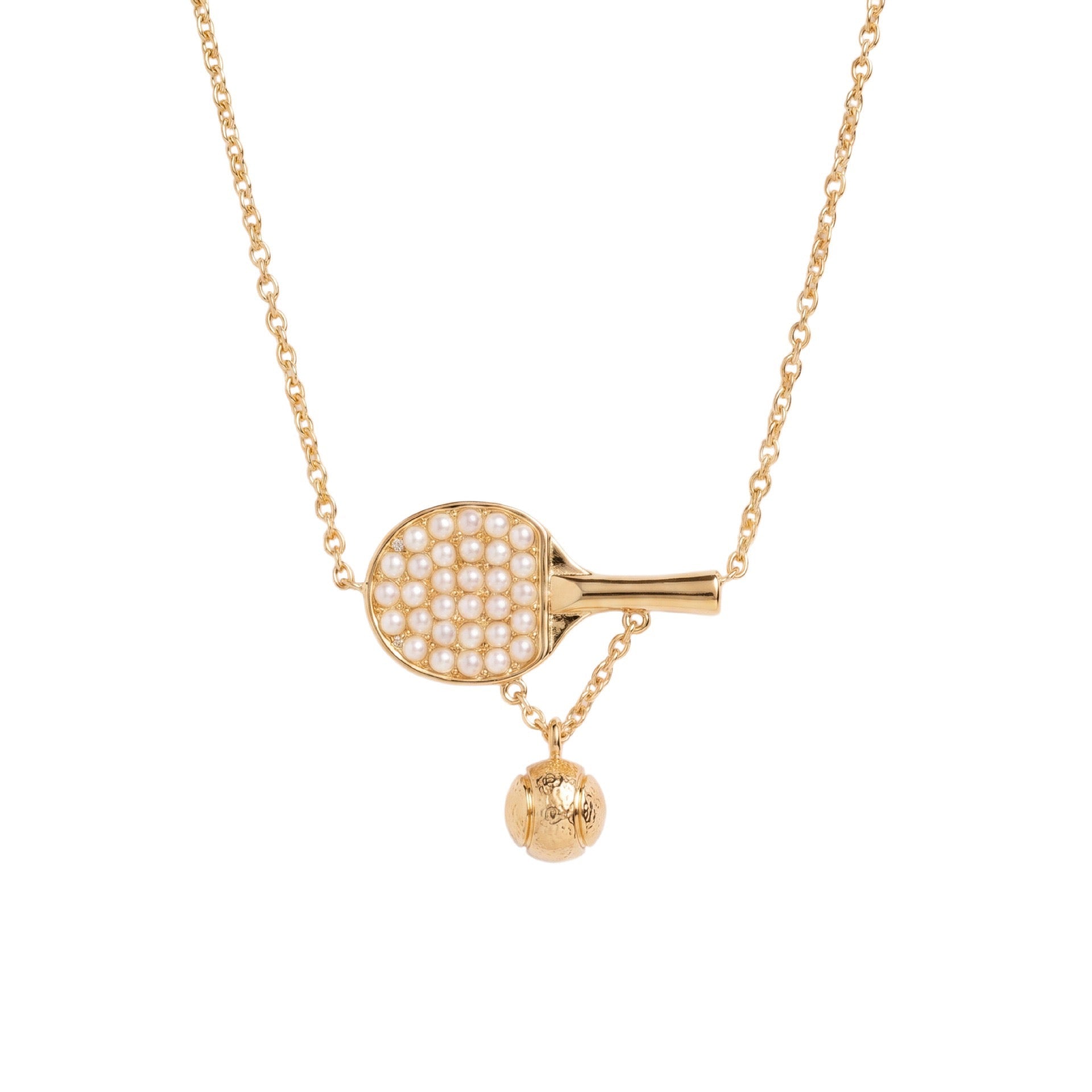 Sports Theme Necklace | Badminton, Baseball, Ping Pong, Tennis & Cupid Arrow Fun Design