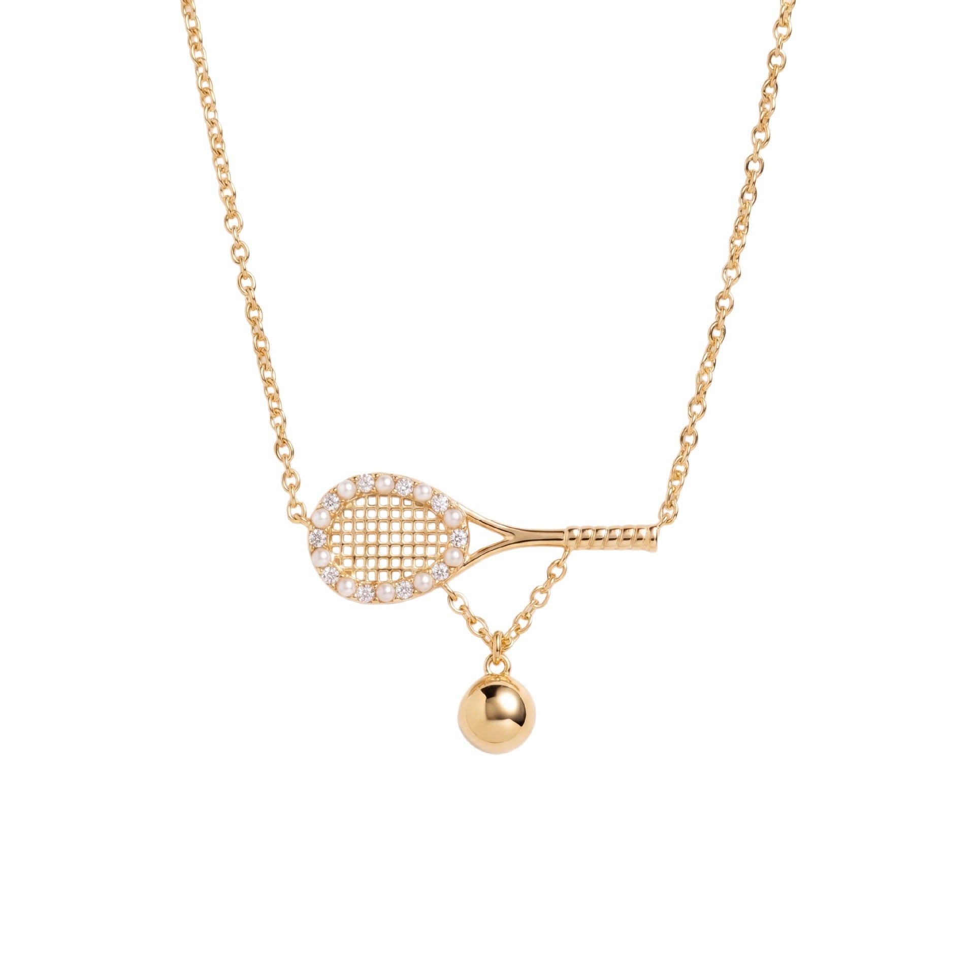 Sports Theme Necklace | Badminton, Baseball, Ping Pong, Tennis & Cupid Arrow Fun Design
