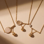 Sports Theme Necklace | Badminton, Baseball, Ping Pong, Tennis & Cupid Arrow Fun Design - UMI