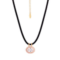 Bohemian Oval Zircon Colourful Rope Chain DIY Pendant Necklace | Tarnish-Resistant