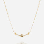 Luxury Minimalist Heart, Eye & Smile Pendant Necklace | Versatile Collarbone Chain - UMI