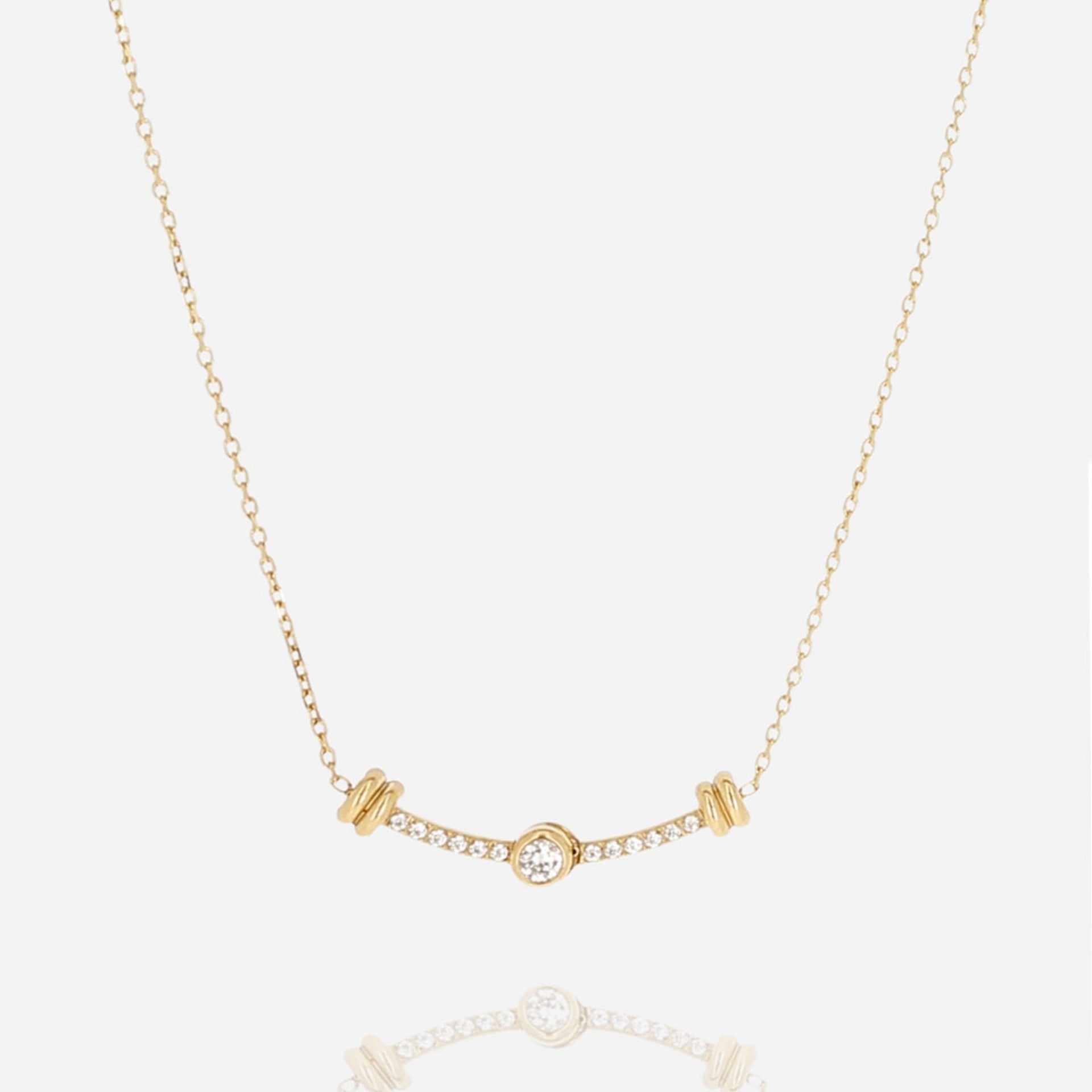 Luxury Minimalist Heart, Eye & Smile Pendant Necklace | Versatile Collarbone Chain