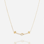 Luxury Minimalist Heart, Eye & Smile Pendant Necklace | Versatile Collarbone Chain - UMI