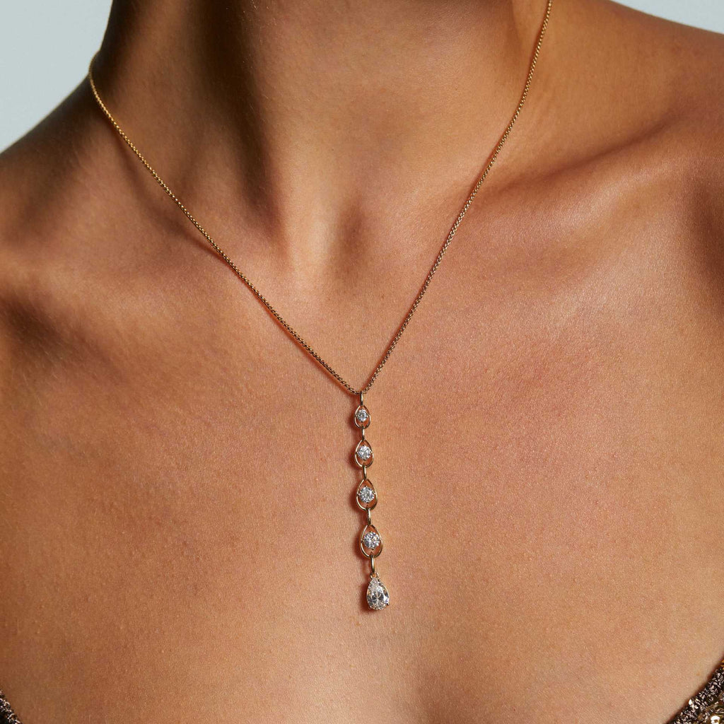 Minimalist Multi-Layer Sequin & Crystal Necklace | Versatile Everyday Wear