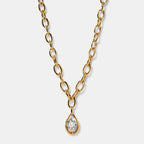 Minimalist Multi-Layer Sequin & Crystal Necklace | Versatile Everyday Wear - UMI