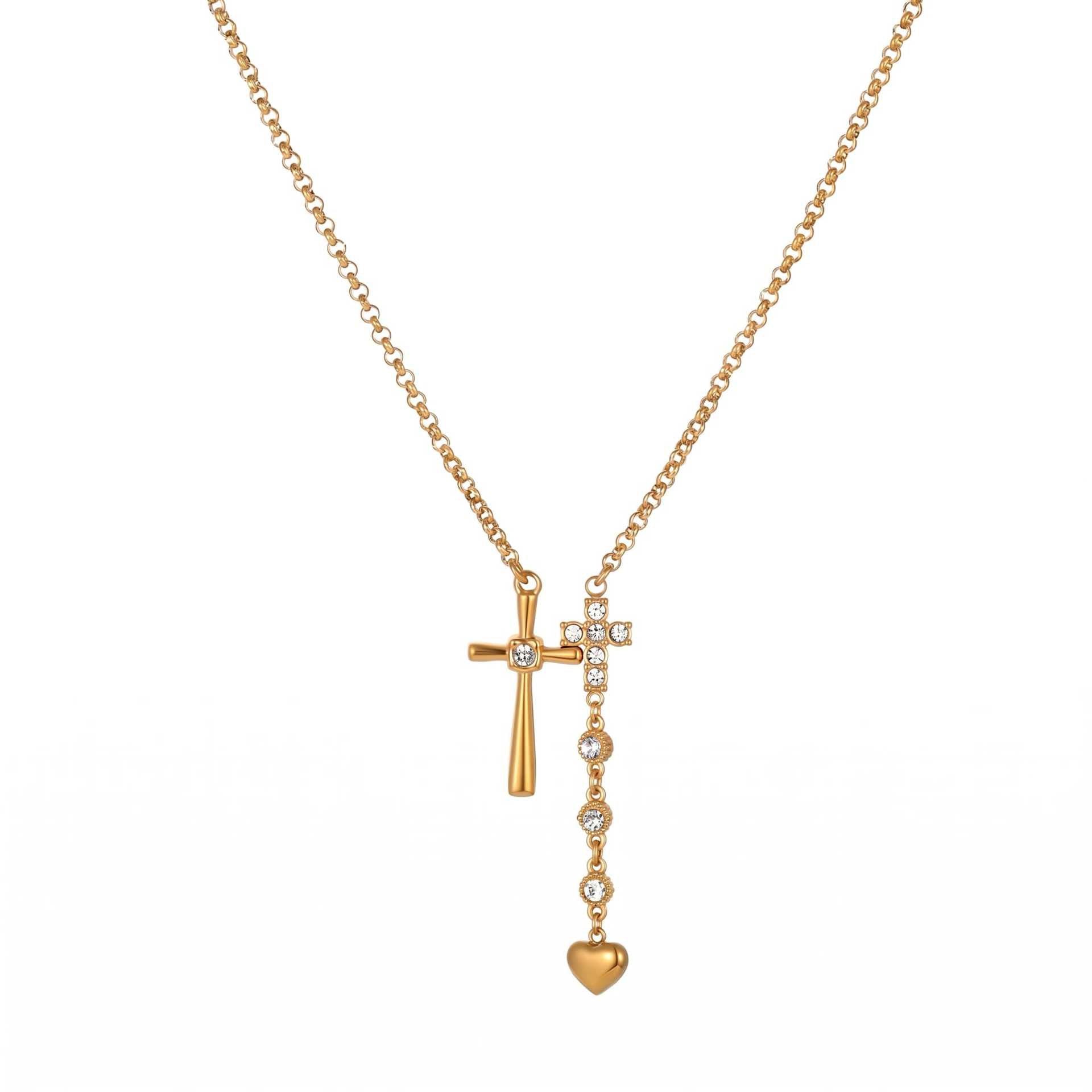 Cross, Star & Moon, Butterfly & Star of David Diamond Necklace | Multi-Style Versatile