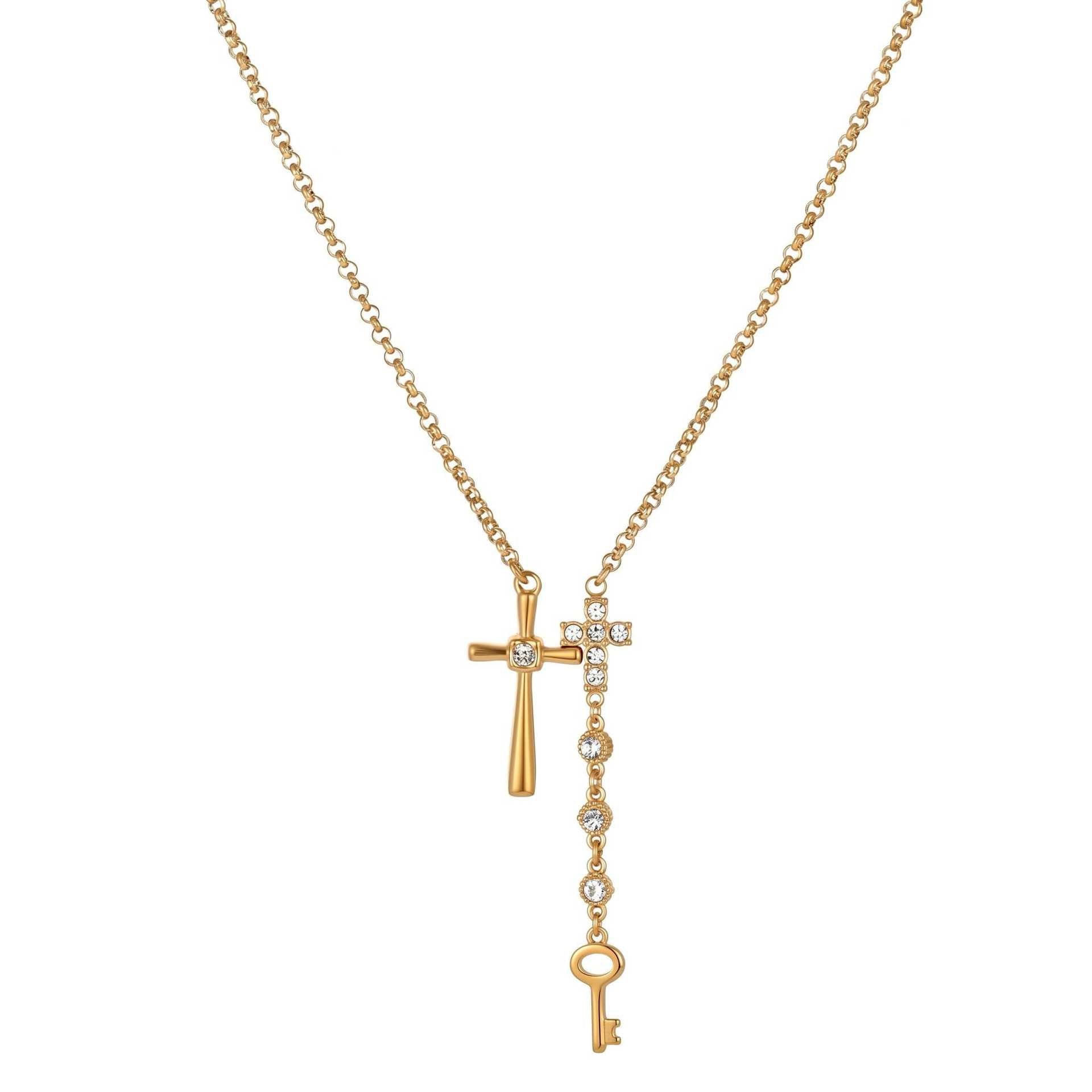 Cross, Star & Moon, Butterfly & Star of David Diamond Necklace | Multi-Style Versatile