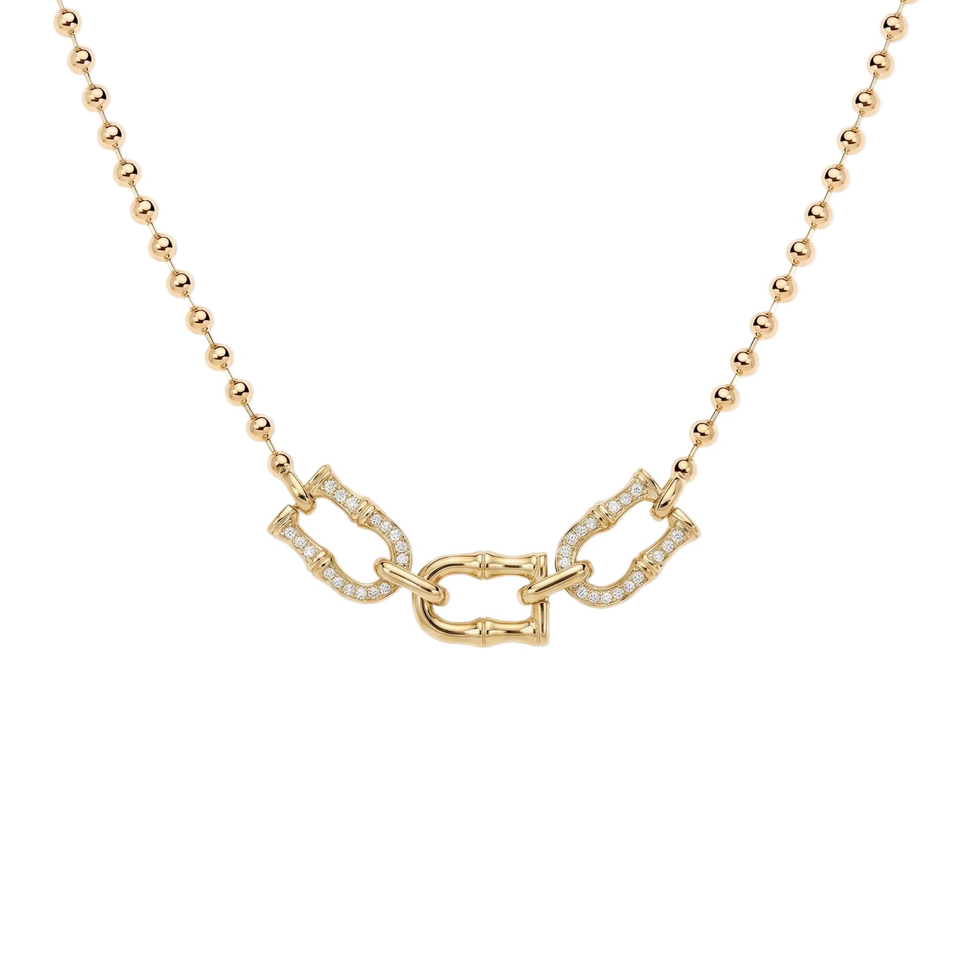 Luxury Titanium Steel Gold Bead Necklace | Y-Chain, Tassel, Pearl & Diamond | Everyday Versatile Gift