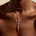 Luxury Multi-Layer Necklace | Baroque Pearl, Floral Bouquet & Heart Zircon | Everyday Versatile - UMI