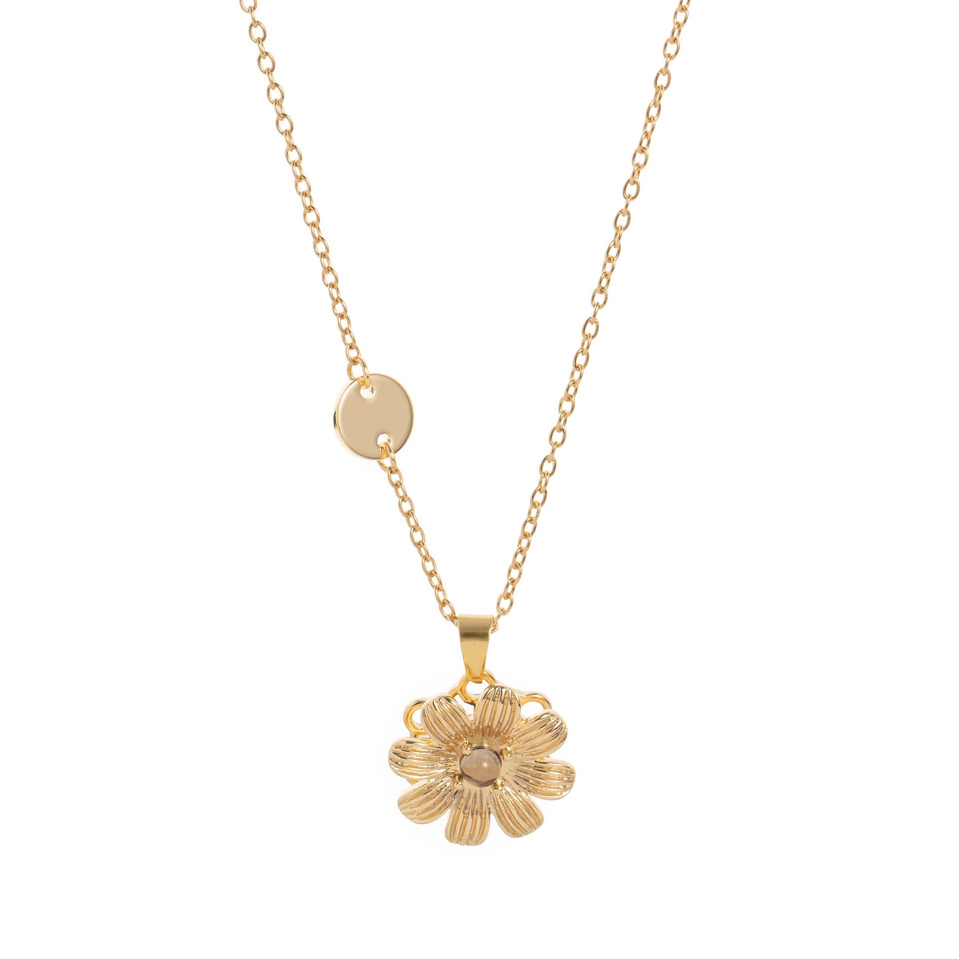 Luxury Multi-Layer Necklace | Baroque Pearl, Floral Bouquet & Heart Zircon | Everyday Versatile