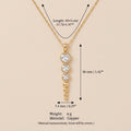 Luxury Multi-Layer Necklace | Baroque Pearl, Floral Bouquet & Heart Zircon | Everyday Versatile