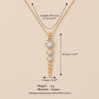 Luxury Multi-Layer Necklace | Baroque Pearl, Floral Bouquet & Heart Zircon | Everyday Versatile - UMI
