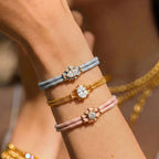 Macaron Colourful Braided Bracelet | Multi-Cut Zircon, Adjustable Clasp & Double Snake Chain | Minimalist Chic - UMI