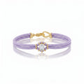 Macaron Colourful Braided Bracelet | Multi-Cut Zircon, Adjustable Clasp & Double Snake Chain | Minimalist Chic