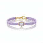 Macaron Colourful Braided Bracelet | Multi-Cut Zircon, Adjustable Clasp & Double Snake Chain | Minimalist Chic - UMI