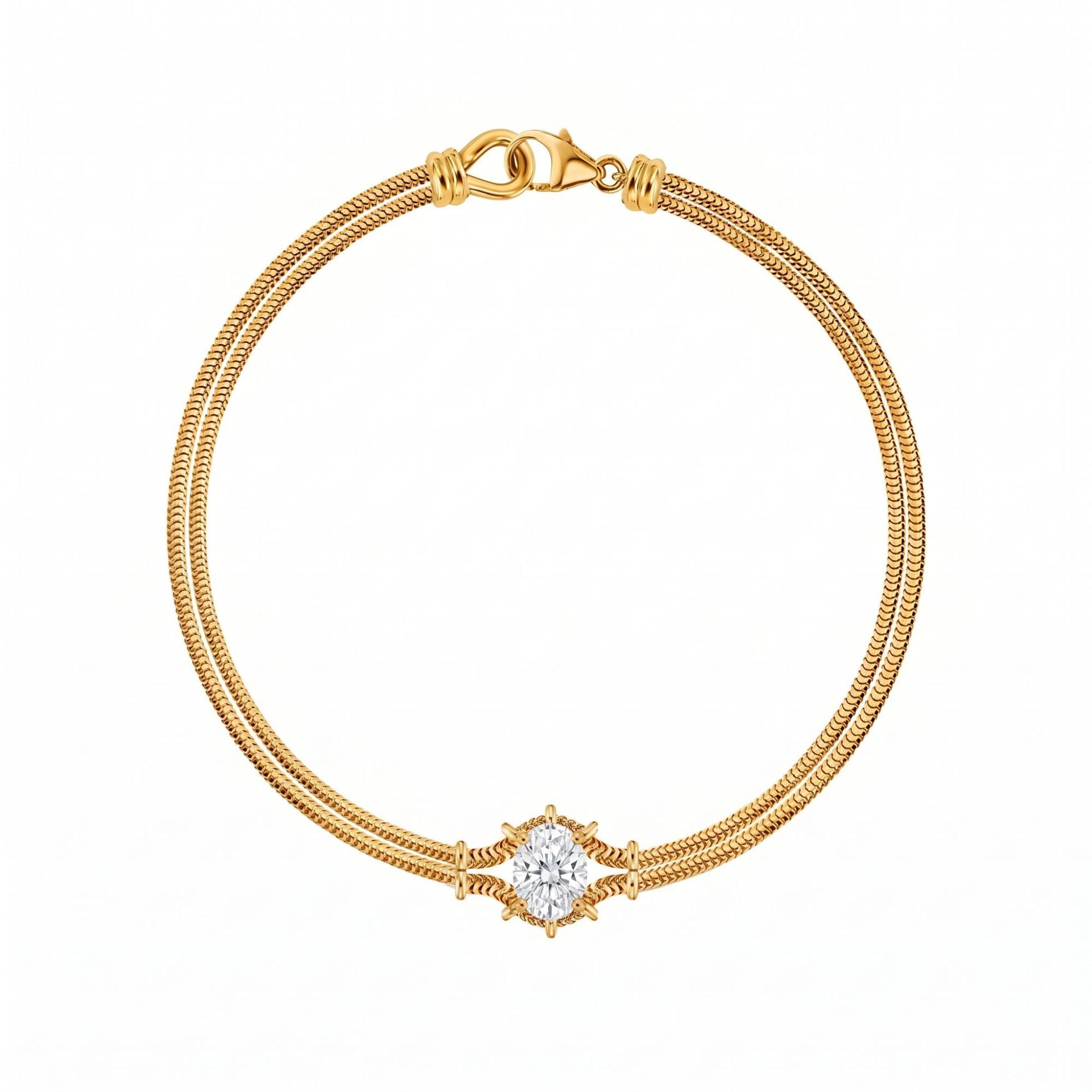 Macaron Colourful Braided Bracelet | Multi-Cut Zircon, Adjustable Clasp & Double Snake Chain | Minimalist Chic