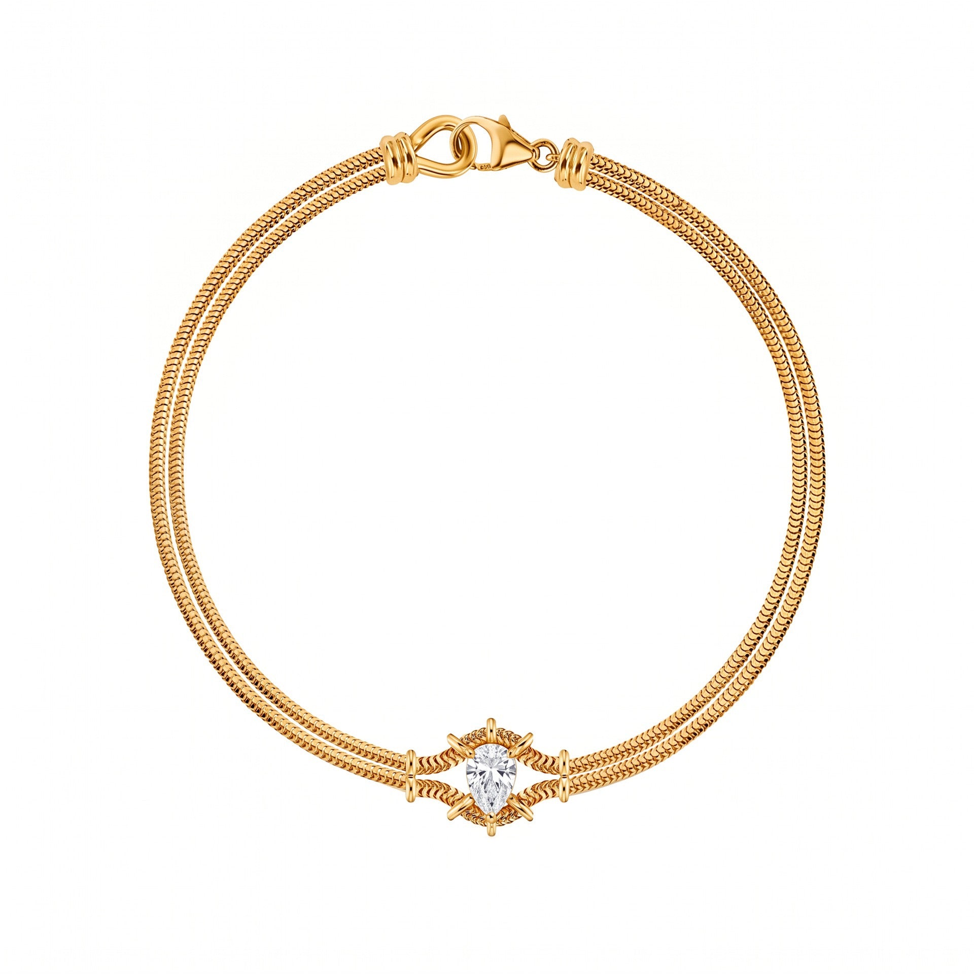 Macaron Colourful Braided Bracelet | Multi-Cut Zircon, Adjustable Clasp & Double Snake Chain | Minimalist Chic