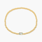 Gold Cuban Link & Heart Star Bracelet Set | Braided Rope & Elastic Beaded Strand | Lightweight Luxury Layering - UMI