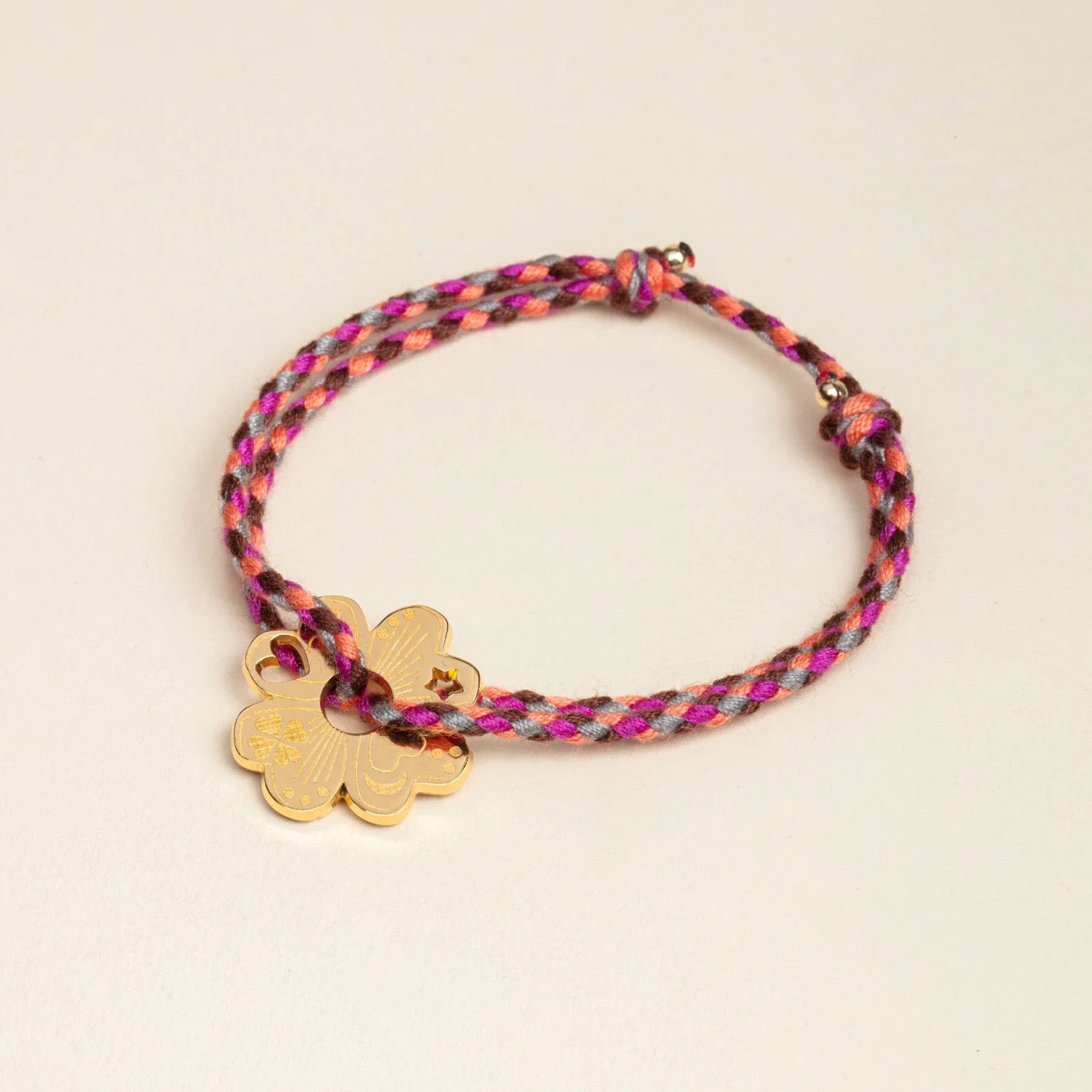 Lightweight Luxury Titanium Steel Bracelet | Beaded Knotted Braided Rope | 18K Colour-Lasting Electroplated