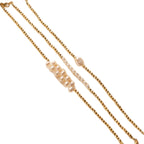 Gold Ball & Rice Bead Strand Bracelet | Titanium Steel 18K Gold Vacuum Plated | Colour-Lasting - UMI