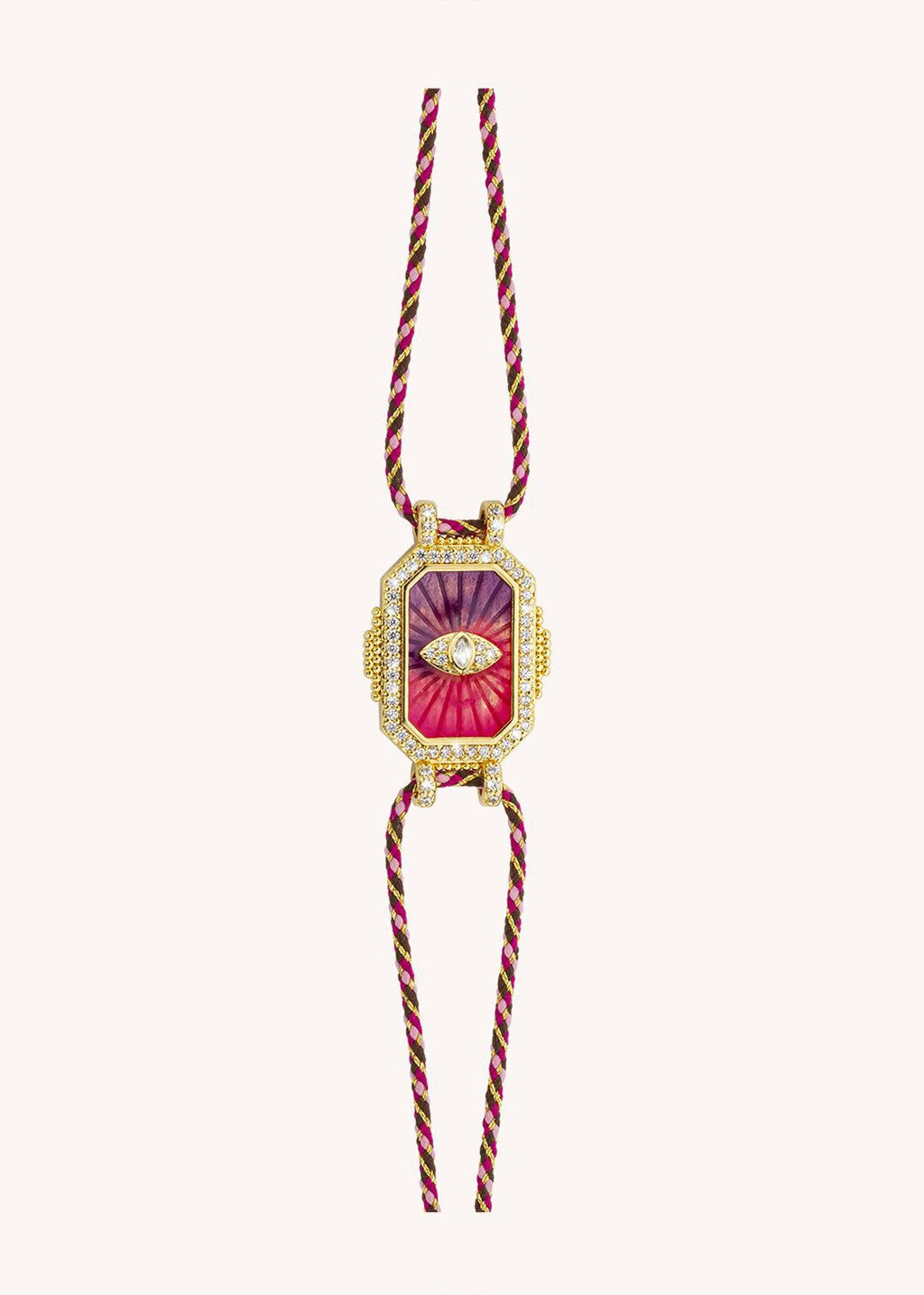 Tarot Card Crystal & Enamel Bracelet | Viral INS Style | Real Gold Electroplated Colour-Lasting