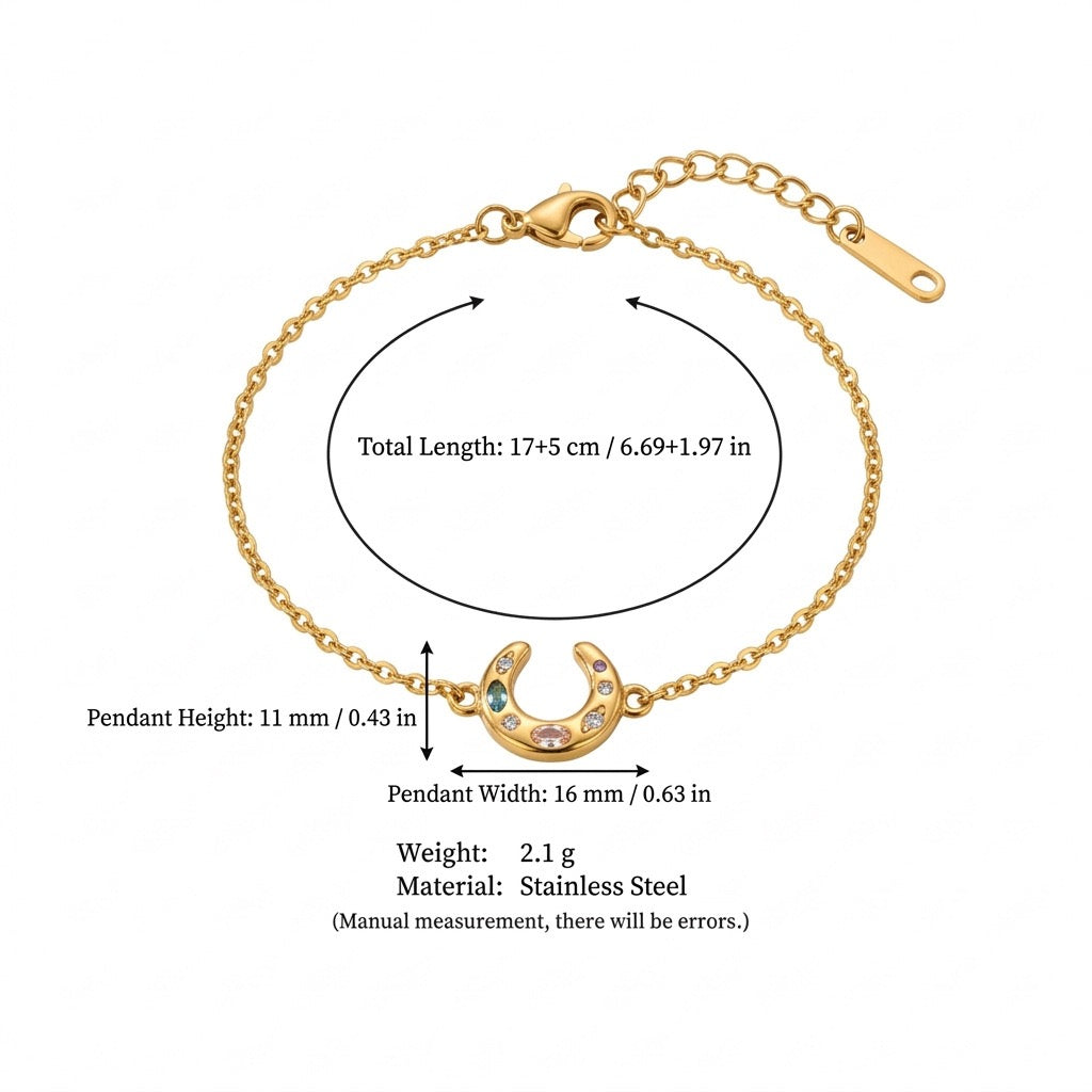 Emerald Gemstone Pendant Necklace & Bracelet – Minimalist Titanium Steel | New Arrival