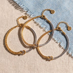 Colour-Block Knotted Multi-Chain Bracelet – Titanium Steel | Tarnish-Resistant Everyday Wear - UMI