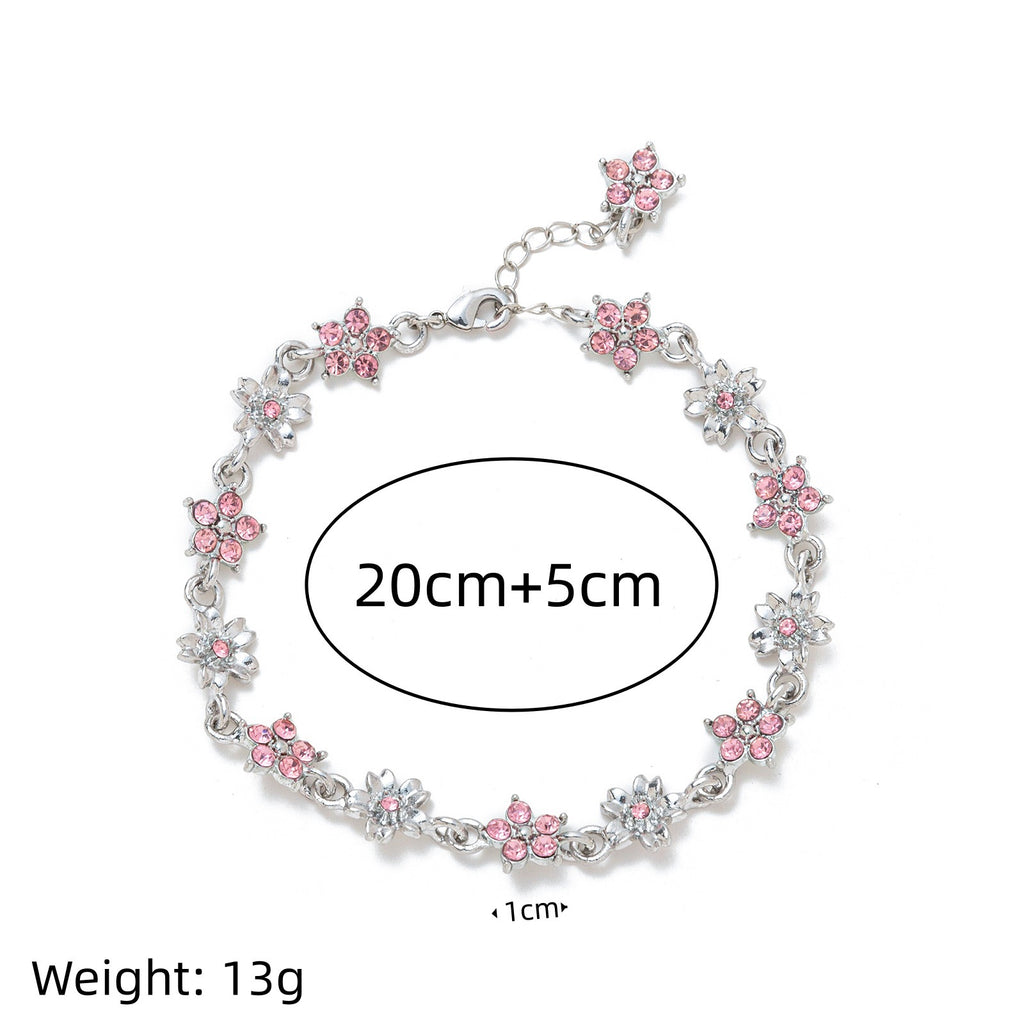 Sweet Floral Daisy Princess Bracelet – Delicate Niche Luxury | Everyday Wear