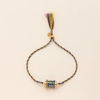 Colourful Tarot Braided Cord Bracelet – Star & Evil Eye Charms | Gold-Plated Tarnish-Resistant - UMI
