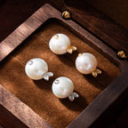 Ocean World Clownfish Natural Pearl Baroque Fish Pendant Collarbone Necklace - UMI
