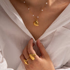 French Ocean Collection Pearl Accessories – Starfish & Shell Fashion Necklace - UMI