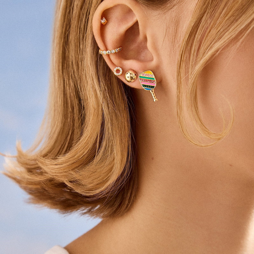 Bestselling Sports Collection Stud Earrings – Tennis, Football, Basketball, Soccer, Golf & Table Tennis