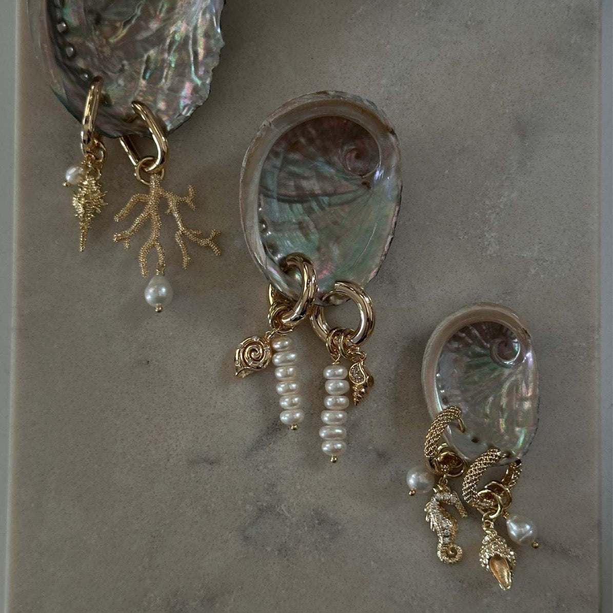 New Arrival Summer Ocean Collection – Starfish, Seahorse, Pearl & Fish Earrings